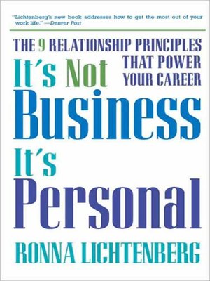 cover image of It's Not Business, It's Personal